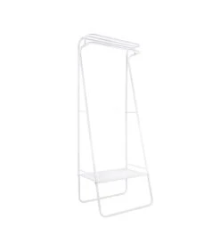 Leitmotiv Kledingstandaard Fushion - Wit - 64x50x173cm -Huishoudelijke Producten Winkel 455a8692bc0a48fead377edd163667ca