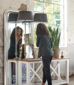 Spiegel Staand - Place Vendôme Mirror - 100x220 Cm - Zilver -Huishoudelijke Producten Winkel 4565a35b57b64c2aa831d0cab4f59302