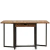 Riviera Maison Eettafel Uitschuifbaar - Shelter Island Folding Dining Table - Zwart