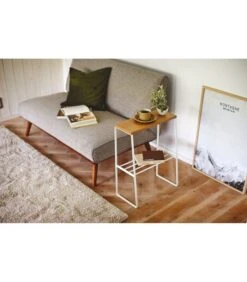 Yamazaki Side Table - Tosca - White -Huishoudelijke Producten Winkel 48e4e07b8c6e403c8aca3d7a089ca628