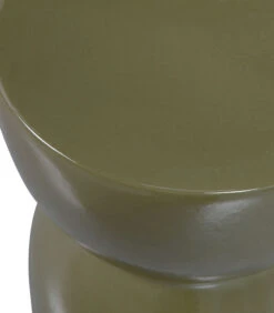 Lola Bijzettafel - Keramiek - Groen - 43x33x33 -Huishoudelijke Producten Winkel 4a2c01ac78994816b19dc0840f036cfb
