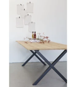 WOOOD Tablo X-Poot 1 Stuks - Metaal - Zwart - 72x79x10 -Huishoudelijke Producten Winkel 4d5efa1b82ea4e038ecd40e0ba124b14