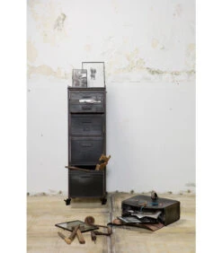 BePureHome Stuff Kast - Metaal - Zwart - 112x39x37 -Huishoudelijke Producten Winkel 4d9803b6ac6c4ddc93effa3630ac287e