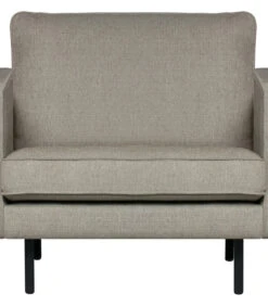 BePureHome Rodeo Stretched Fauteuil - Polyester - Nougat - 85x105x86