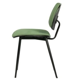 WOOOD Jackie Eetkamerstoel - Fluweel - Groen - Set Van 2 -Huishoudelijke Producten Winkel 50834571f9884c11a7b7efc5f30f7039