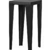 Exclusive Claire Hoge Bijzettafel - Aluminium - Zwart - 91x34x34
