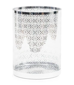 Windlichten Voor Binnen - RM Chain Hurricane - Zilver - 1 Stuks