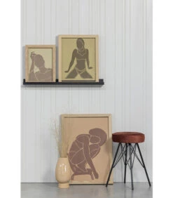 WOOOD Bella Kruk - Velvet - Brick Red - 53x33x33 -Huishoudelijke Producten Winkel 54a8fed1411349c0b224b03f46b682b1