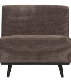 BePureHome Statement 1-Zits Element - Ribstof - Taupe - 77x79x93