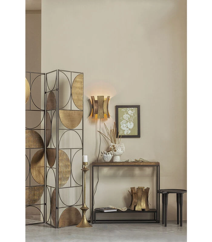 BePureHome Course Windlicht - Metaal - Antique Brass - 27x27x27 3 BePureHome Course Windlicht - Metaal - Antique Brass - 27x27x27 - Afbeelding 3