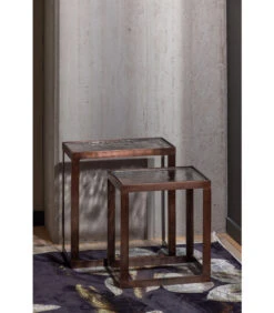 Dia Bijzettafels - Metaal/glas - Antique Brass - Set Van 2 7 Dia Bijzettafels - Metaal/glas - Antique Brass - Set Van 2 -Huishoudelijke Producten Winkel 5a4420acdd53414bb5138ef91a281944