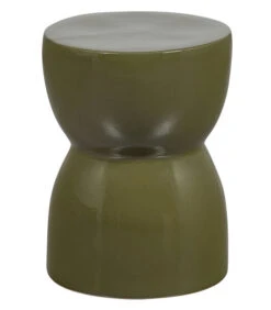 Lola Bijzettafel - Keramiek - Groen - 43x33x33
