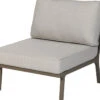 Tussenelemen Tuin Loungeset Orlando - Aluminium - Champagne - 82x89x75