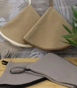 Set Van 2 Handdoeken Rond Sponsnest 400gr -Huishoudelijke Producten Winkel 5da1751a12da46f8988ad707a92c6fc7