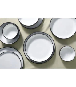 Schaal Cosmic 16 Cm 55 Cl Zwart Wit Porselein 2 Stuk(s) -Huishoudelijke Producten Winkel 5e9b87f3eaca445098c3ab9d669ddb70