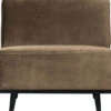 BePureHome Statement 1-Zits Element - Velvet - Taupe - 77x79x93