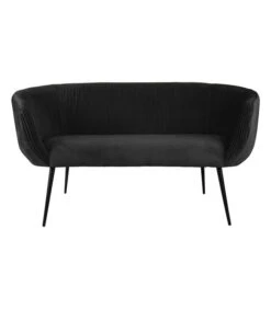 Leitmotiv Bank Majestic - Zwart - 142x72x77,5cm