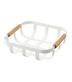 Yamazaki Kitchen Basket S - Tosca - White