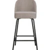 BePureHome Vogue Barstoel 65 Cm - Geweven Stof - Zand - 89x50x55
