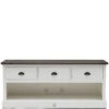 TV Kast Meubel - Newport Flatscreen Dresser - 150x45 Cm - Wit