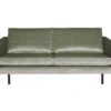 BePureHome 2,5-zits Bank Rodeo - Velvet - Khaki - 85x190x86