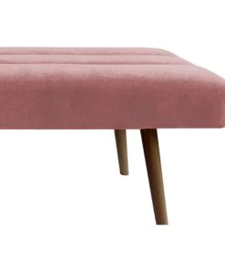 Leitmotiv Bank Explicit - Suede Look Roze - 121x41x43cm -Huishoudelijke Producten Winkel 65f99455e6554426a5269531b1fcedf4