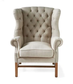 Franklin Park Wing Chair Linen Flax