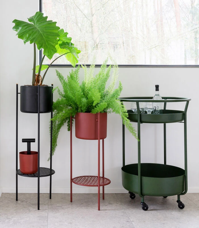 ENT Plantenstaander Medium Rood 5 ENT Plantenstaander Medium Rood - Afbeelding 5