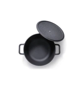 Braadpan Cast Iron 28 Cm 5.5 L Zwart Gietijzer -Huishoudelijke Producten Winkel 6a08eb2d21ef4cf6a93d1322ef2ef029