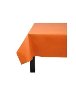 Effen Oranje Gecoat Tafelkleed