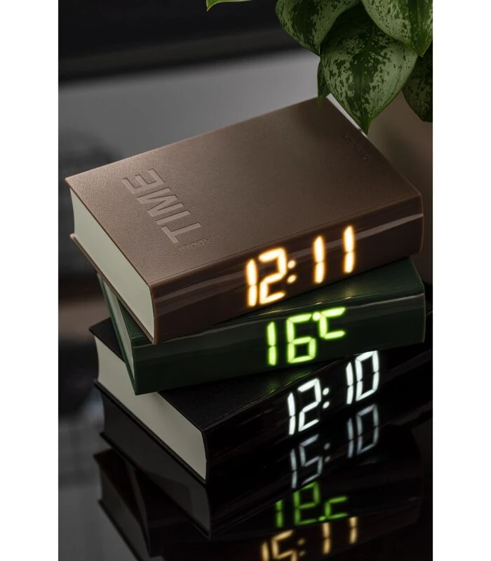 Karlsson Wekker Book - Zwart - 20x5cm 2 Karlsson Wekker Book - Zwart - 20x5cm - Afbeelding 2