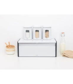 Brabantia Broodtrommel Met Klepdeksel, White 7 Brabantia Broodtrommel Met Klepdeksel, White -Huishoudelijke Producten Winkel 6ebbbe4218b043c1b9fe6d42ebf2c4e8