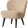 WOOOD Fauteuil Sara - Polyester - Naturel - 71x59x70