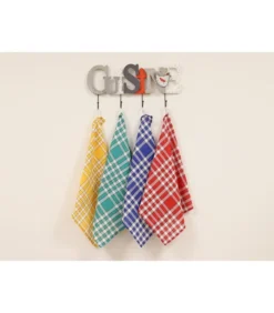 Pak Van 10 Servetten Katoen 57 Draden Gingham Ruit Normand NELLY -Huishoudelijke Producten Winkel 7017894929d841baa08bec82f4283a1a