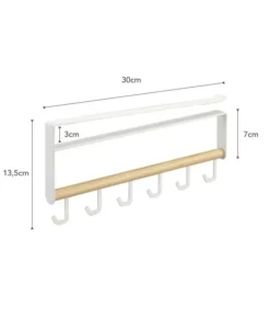 Yamazaki Under Shelf Kitchen Tool Hook - Tosca - White -Huishoudelijke Producten Winkel 70991426f3094cd98528478879da832f