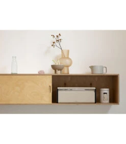 Brabantia Broodtrommel Met Klepdeksel, Soft Beige -Huishoudelijke Producten Winkel 71cc29b1b71a4fcd8bada42a647f25d9