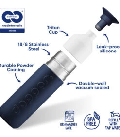 Dopper Geïsoleerde Thermosfles Insulated Breaker Blue 350ml -Huishoudelijke Producten Winkel 7209562772b94349b0371c0e8dadedf1