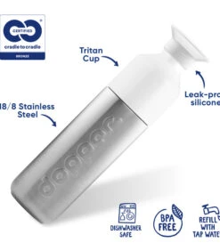 Dopper Roestvrijstalen Drinkfles Steel 490ml -Huishoudelijke Producten Winkel 722406f04edc45758617ce8efaab75a0