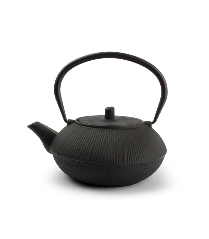 Theepot 80cl Strepen Zwart My Tea 1 Theepot 80cl Strepen Zwart My Tea