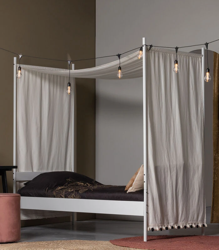 WOOOD Wendy Hemeldoek - Katoen - Off White - 580x90 2 WOOOD Wendy Hemeldoek - Katoen - Off White - 580x90 - Afbeelding 2