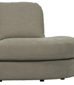 VTwonen Family 1-Zits Element Ronde Hoek Rechts - Grijs - 85x93x98