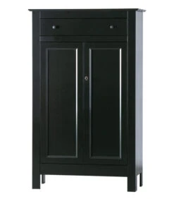 WOOOD Eva Meidenkast - Grenen Geborsteld - Zwart - 150x93x40 -Huishoudelijke Producten Winkel 78523feff0ee4adabe631a3d94ceb4db