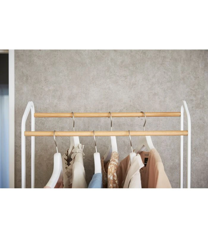 Yamazaki Coat Rack - Tower - White 3 Yamazaki Coat Rack - Tower - White - Afbeelding 3