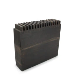 Messenblok 31xH26,5cm Hout Zwart Rural