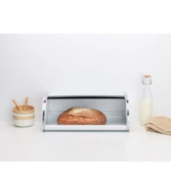 Brabantia Broodtrommel Met Schuifdeksel, White -Huishoudelijke Producten Winkel 79539b8643af4f158a10ab17bd27093b