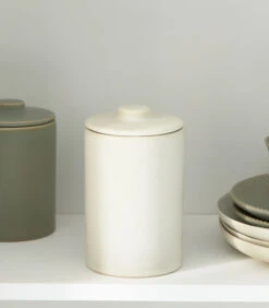 Voorraadpot Kermamiek Met Deksel, Snoeppot Mat - Marseille - Wit -Huishoudelijke Producten Winkel 7a5b04357c454a5d8965f8e8a869ccff