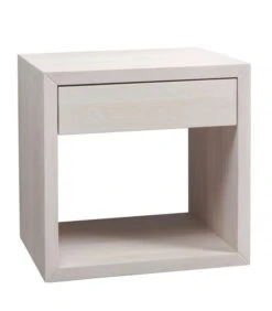 Zwevend Nachtkastje HUGO Met Lade In Berkenhout