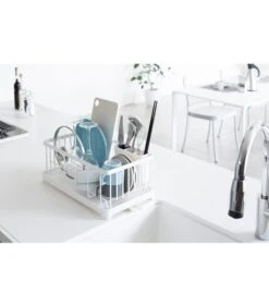 Yamazaki Sink Drainer Wire Basket - Tower - White -Huishoudelijke Producten Winkel 7c5b1cea05034b89b2d649bf76cf8a87