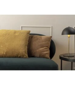 Leitmotiv Salontafel Smooth - Mat Zwart, Zwart Glas Top - 60x46cm -Huishoudelijke Producten Winkel 80b3ecc79fca48c7bfc93515603feeef