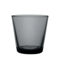 Iittala Kartio Glas 21cl Donkergrijs 2 Stuks